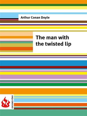 cover image of The man with the twisted lip (low cost). Limited edition